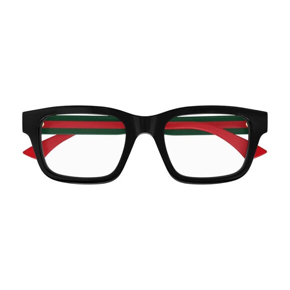 NWT GUCCI EYEGLASSES WOMEN BLACK/GREEN/RED EYEWEAR GUCCI - Picture 2 of 3
